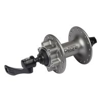 Náboj přední Shimano DEORE HB-M525, IS, 32d, RU, stříbrný