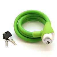 Zámek 1200/ 12 spirála QT Cycle Tech silikon zelený