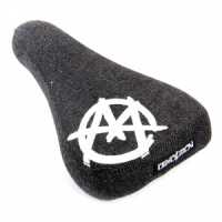 Sedlo BMX Demolition Tripod "MARKIT" černé/bílé logo