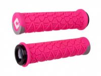 Gripy MTB ODI Vanquish, v2.1 Lock-On, MTB, Closed End, Pink / Grey