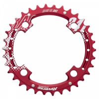 Převodník Reverse CW Shiftable Race SL 104 mm, 34 zubů červený
