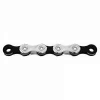 Řetěz 10 sp. KMC X10 SILVER/ BLACK montážní balení, 128čl.