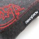 Sedlo BMX Demolition Tripod "MARKIT" černé/červené logo