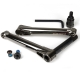 Kliky BMX 34R ORTO CRANKS černý chrom