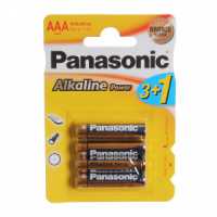 Baterie mikrotužková AAA LR03 Alkalika Panasonic blistr 4 ks