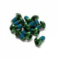 Šrouby na kotouče Reverse Steel M5 x 10 mm, Torx 25, 12 ks Light green