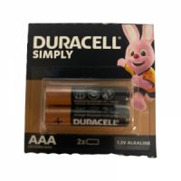 Baterie mikrotužková AAA LR03 Alkalika Duracell blistr 2 ks