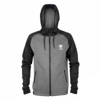 Mikina TSG Aero zip hoodie Black grey