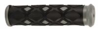 Gripy velo černo-šedé 130 mm