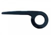 Kryt řetězu 180/410 pistolový bez držáku, černý