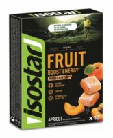 Isostar Fruit Boost Energy meruňka želé s kofeinem 10x10 g
