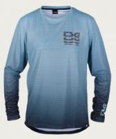 Dres TSG Grip jersey dlouhý rukáv Steel blue fade