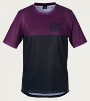 Dres TSG Grip Jersey krátký rukáv Black grape