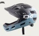 Přilba juniorská integrální/enduro 2v1 TSG Seek Youth FR Graphic Flow black-blue